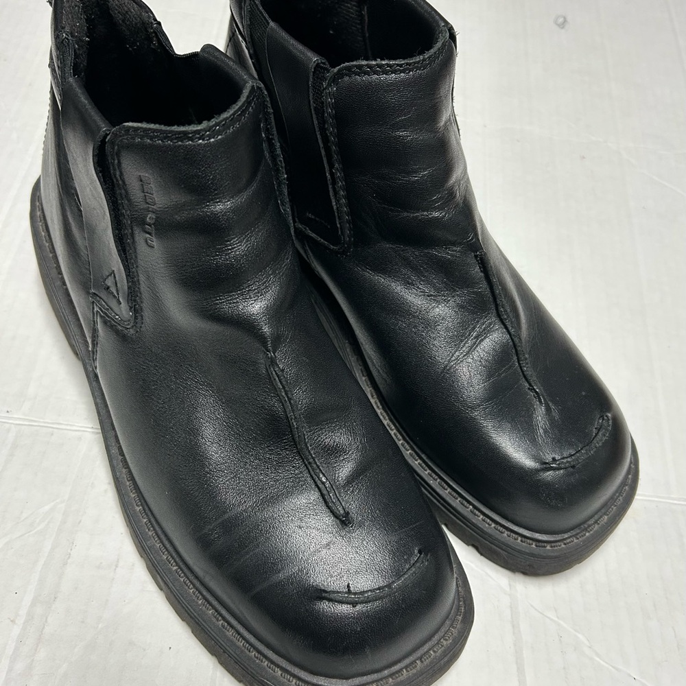 BED|STU Men's Black Leather Ankle Boots